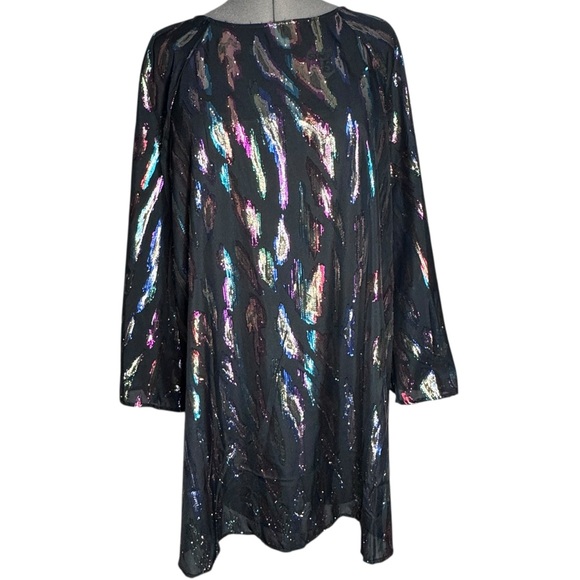 Modcloth Dresses & Skirts - NWT Modcloth Northern Lights Dress with Multicolor Abstract Pattern - Size M